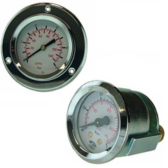 pressure and vacuum gauge - panel mounting